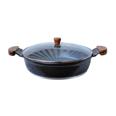 Imagem de Frigideira Preto Craqueado Antiaderente Cerâmica Javali AM30