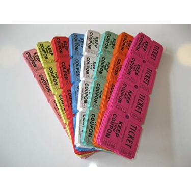 Imagem de 800 50/50 bilhetes de rafle 100 de 8