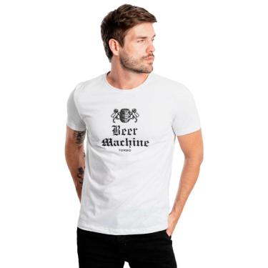 Imagem de Camiseta Sergio K Masculina Beer Machine Branca-Masculino