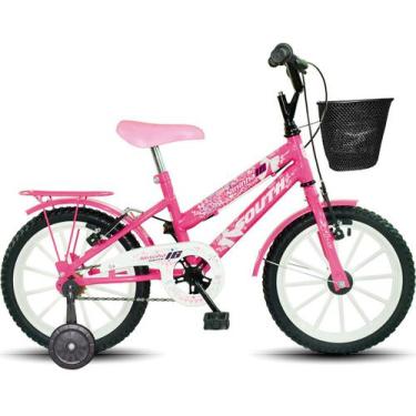 Imagem de Bicicleta Infantil Aro 16 South Nininha Cesto E Paralama Meninas - Sou