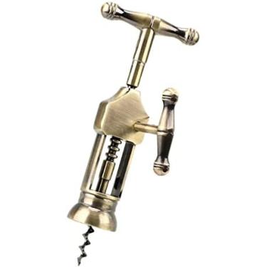 Imagem de Garrafa De Vinho Abridor De Vinho De Cortiça Abridor De Garrafas Estilo Vintage Rack Pinhão Saca-rolhas Gadgets De Barra De Cozinha Saca-rolhas Garrafa De Vinho,B,bonny369
