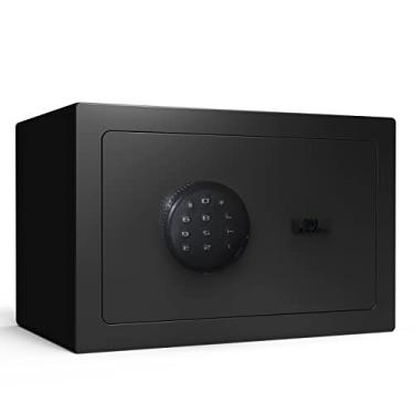Imagem de Cofre de totalmente em aço Cofre de residencial com teclado eletrônico programável Depósito de código digital eletrônico Cofre de dinheiro Joias de dinheiro Documentos de valor