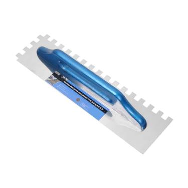 Imagem de Ioensy Espátula de reboco de dente de serra, gesso, cimento, massa de pedreiro, pasta profissional, puxador de ranhura, espátula de enchimento para pisos e, 12mm