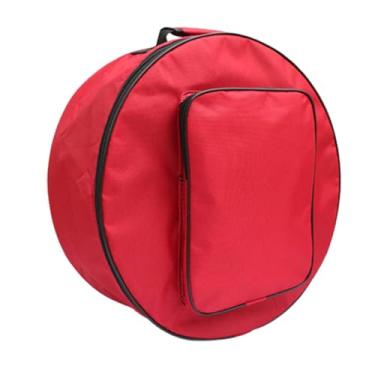 Imagem de Fancyes Snare tambor saco baixo tambor mochila à prova dwaterproof água com alça saco de transporte caso tambor para luvas desempenho accs peças percussão, Vermelho