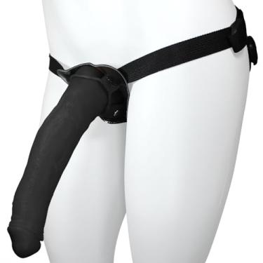 Imagem de Cinta Peniana Ajustável com Pênis Realístico Mandingo 27 x 5,5cm Preto