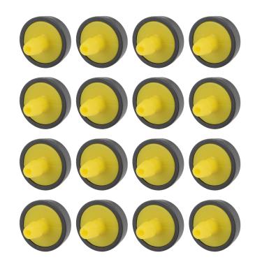 Imagem de METALLIXITY Gotejador de compensação de pressão, (5 galões por hora) 50 peças, emissores de gotejamento de irrigação de plástico - para regar plantas de gramado de jardim, amarelo