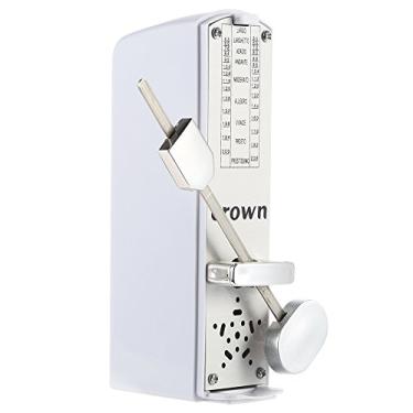 Imagem de Btuty Mini Metrônomo Mecânico Metrônomo Universal Portátil 11 cm Altura para Piano Guitarra Violino Ukulele Instrumento Musical Zither Chinês Metrônomo Mecânico