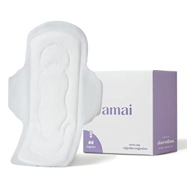 Imagem de amai, Absorvente Externo Fluxo Regular, Algodão Sem Químicos, Hipoalergênico, Sem plástico comum, Com Abas - 8 unidades