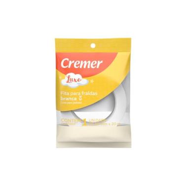 Imagem de Cremer Fita Fralda Branca 19 Mm X 20M (Embalagem Pode Variar)