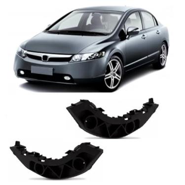 Imagem de Suporte Guia Parachoque Dianteiro New Civic 2008 2009 2010 2011 2012 Lado:Esquerdo