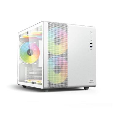 Imagem de Gabinete Gamer C3Tech Aquarius Branco - Lateral em Vidro Temperado - USB 3.0 - Micro ATX - MT-G710WH
