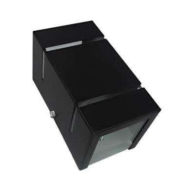 Imagem de Arandela M 2 Fachos C/2 Frisos 10X15X10CM P/1Lâmpada G9 Preta Ref.2211 - All Lux All Lux