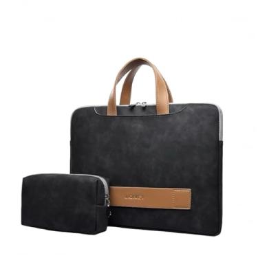 Imagem de Bolsa Maleta Preta para Notebook de até 16 Polegadas, Leve, Resistente e Elegante