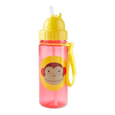 Imagem de Garrafa Flip Macaco Zoo Skip Hop Fofa e Divertida Para Crianças