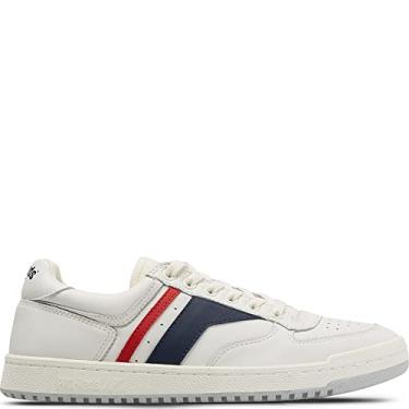 Imagem de PRO-Keds Skyhawk Lo Couro, Couro branco/azul/vermelho, 38