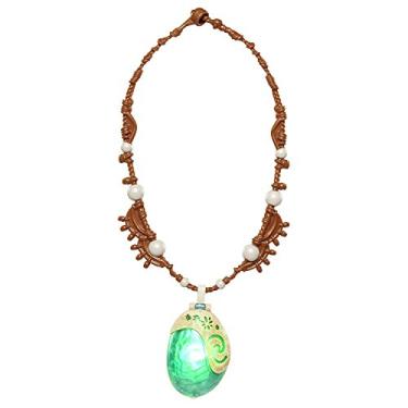 Imagem de Disney Princess Disney Moana Necklace Light Up Magical Seashell Heart of Te Fiti