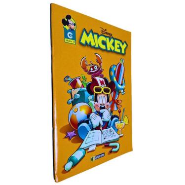 Imagem de Quadrinhos HQ Gibi Graphic Novel Formatinho 13,50x19 cm Lombada com Grampos Mickey nº 34 Culturama