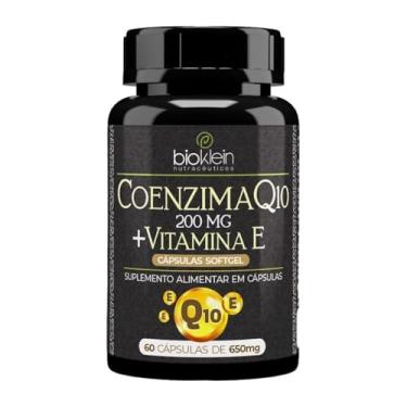 Imagem de Coenzima Q10 200mg + Vitamina E, Bioklein, 60 Cápsulas, com TCM