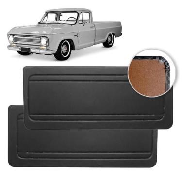 Imagem de Forro De Porta Lateral Gm C10 Vinil Preto - Rona Revestimentos Automot