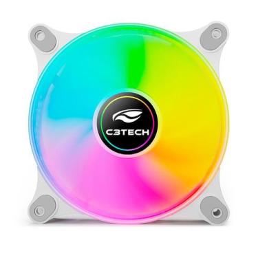 Imagem de Cooler fan f9-l160wh rgb 120mm 12cm ventoinha para gabinete pc gamer c