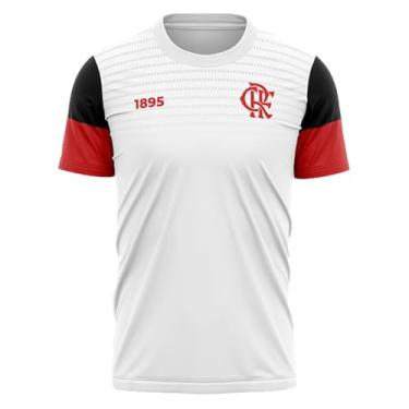 Imagem de Braziline Camiseta Flamengo 1985, Branco/Preto/Vermelho, M