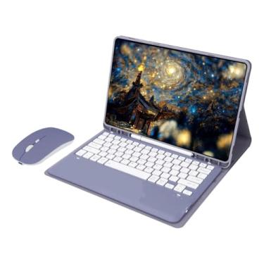 Imagem de Capa Para Tablet, Capa + Mouse e Teclado Magnético Bluetooth Destacável Para Samsung Galaxy Tab A8 X205 10.5' Pol.