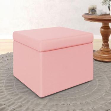 Imagem de Puff Quasar / A-044 Couro Rosa Bebê  - ARADECOR, Rosa Bebê, ÚNICO