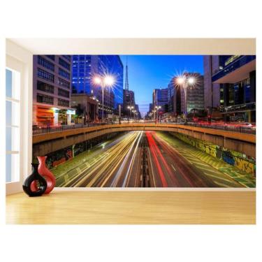 Imagem de Papel De Parede Cidade São Paulo Paulista Luz 3,5M Ncd344 - Você Decor