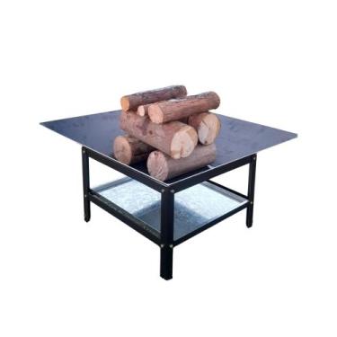 Imagem de Lareira Externa 70Cm Jardim A Lenha Fogueira Fireplace - Lazer E Você