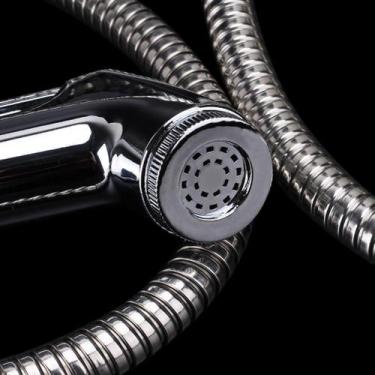 Imagem de Ducha Higiênica Para Banheiro Cozinha Cromado com Gatilho - Shower