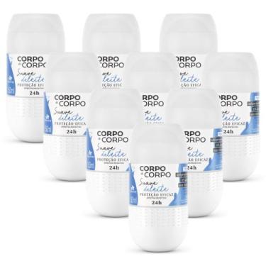 Imagem de 9UN Desodorante Antiperspirante Roll On Suave 50ml Davene