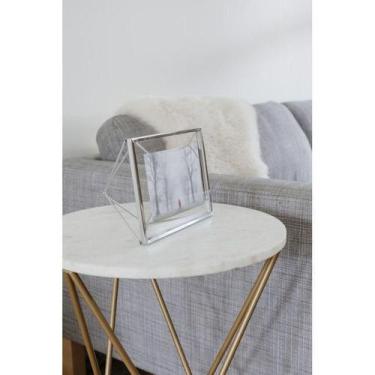 Imagem de Prisma Médio - Porta Retrato Para Fotos 10x15 cm - UMBRA, Prata