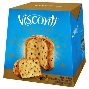 Imagem de Panettone Frutas Cristalizadas 750g - Visconti