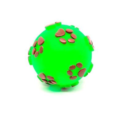 Imagem de Brinquedo de Cachorro - Vinil - Bola com Patinha G 25 cm - VETMOC