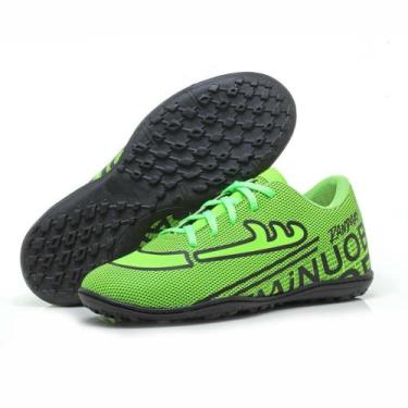 Imagem de Chuteira Society Barato  Qualidade Máxima - Randary, Verde, Preto, 38