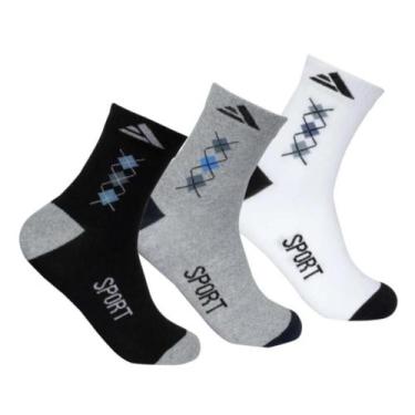 Imagem de Meia altomax masculina cano longo kit 10 pares