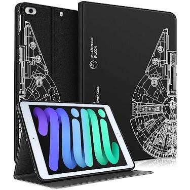 Imagem de Uppuppy Capa para Apple iPad Mini 5/4/3/2/1, para iPad Mini 5ª/4ª/3ª/2ª/1ª Geração, Capa Infantil Fofo Legal Feminino Meninas Adolescentes Meninos Homens Design Capa Preta para iPad Mini Capa de 7,9 polegadas