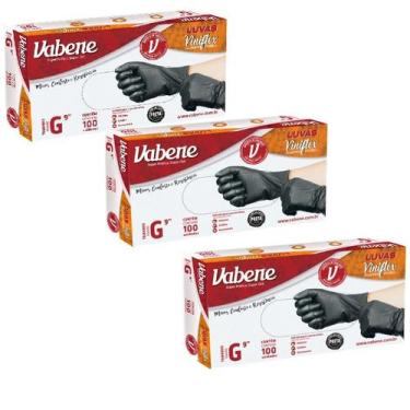Imagem de LUVAS VINIFLEX, TAM: M e G / COR: PRETA / Com: 3cx 6cx 10cx - Vabene, 