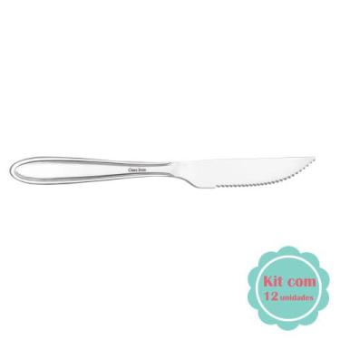 Imagem de Conjunto de 12 Facas de Churrasco Classic Inox Class Home