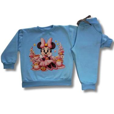 Imagem de Conjunto Moletom infantil Bebê Menina Grosso Roupa de Frio - Timiliki,