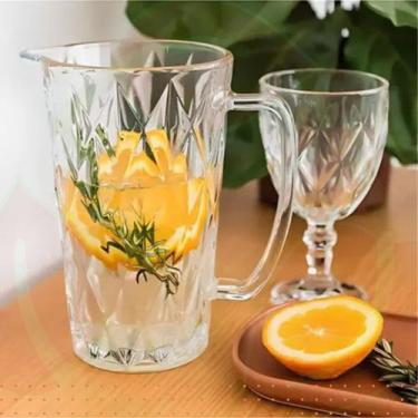 Imagem de Jarra Moderna de Vidro 1 L Resistente Agua Sucos Bebidas - 1 UN - The 