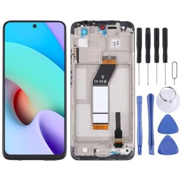 Imagem de tela Tela LCD original e digitalizador conjunto completo com quadro para Xiaomi Redmi Nota 11 4G 21121119SC substituição da tela