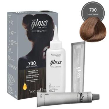 Imagem de Tonalizante Acquaflora Hidra Gloss 700 Louro Natural