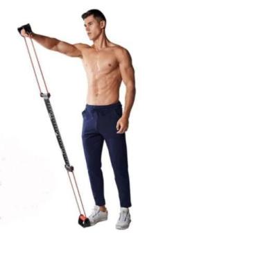 Imagem de Elástico Multi Funcional Faixa Exercícios  Treino Musculação - Lutino