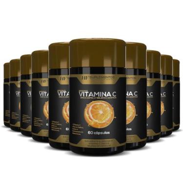 Imagem de 10x VITA C-PRO PREMIUM 1650MG 60 CAPS HF SUPLEMENTS ATACADO - HF SUPLE