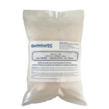 Imagem de Sílica Gel Branca 1-3 mm pacote 1 kg - Quimisul