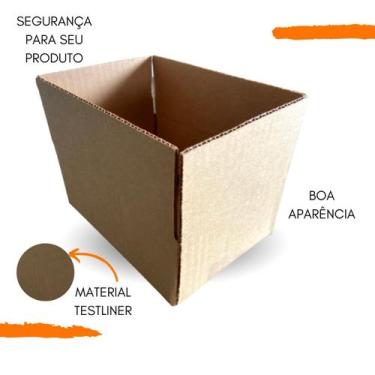 Imagem de Caixa para Envio de E-commerce em Papelão SemiKraft 16x11x6 com 25 Uni