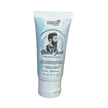 Imagem de Creme de barbear black jack 30ml vegetal do brasil
