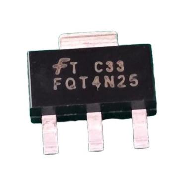 Imagem de 10x Transistor Fqt4n25 Mosfet N 0,83amp 250v Smd Sot223 - Fairchild