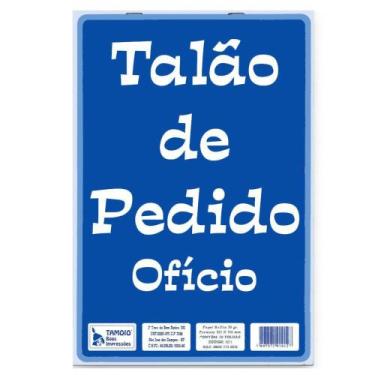 Imagem de Talão de Pedido Ofício 1 Via 50 Folhas - Tamoio